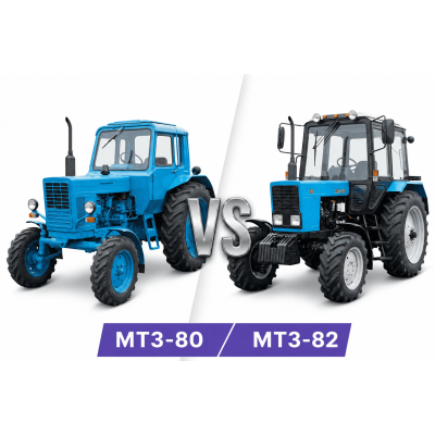 МТЗ-80 vs МТЗ-82: сравнение и разница в запчастях