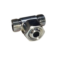 Штуцер трійник S24 (Н. 036.85.003) з гайкою