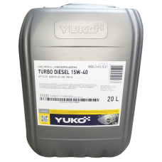 Масло моторне YUKO Turbo Disel 15w40 20л/17,5кг CD/SF