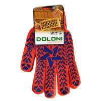 Перчатки синтетические красные с черным нитриловым покрытием NL9712(NL9712/A) "б"