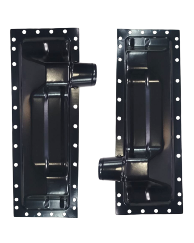 Бак радіатора нижній МТЗ-1221(латунь)(4-х рядний радіатор)(аналог)