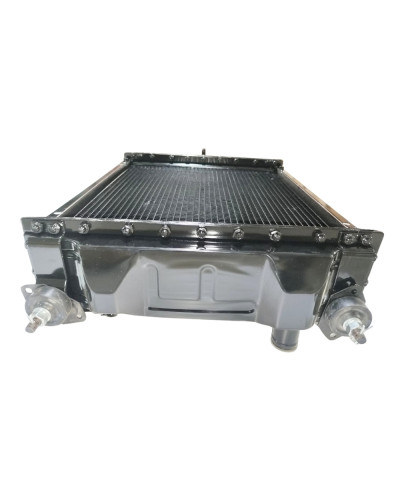 Радіатор водяний МТЗ-100, 1025 конвеєр (сердц.ал., бачки нерж. 4-х рядн.) (пр-во Промтрансенерго)