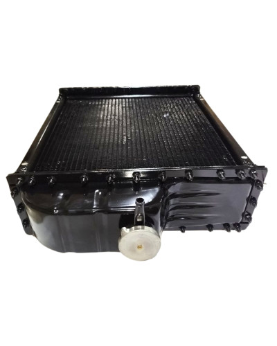 Радіатор водяний МТЗ-100, 1025 конвеєр (сердц.ал., бачки нерж. 4-х рядн.) (пр-во Промтрансенерго)