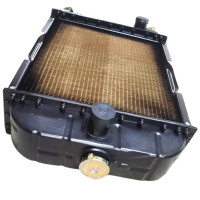 Радиатор водяной МТЗ-1221 (5-ти рядный) (латунный с металлическими бачками) (аналог)