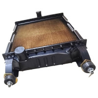 Радиатор водяной МТЗ-1221 (5-ти рядный) (латунный с металлическими бачками) (аналог)