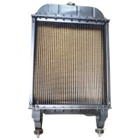 Радиатор водяной МТЗ-1221 (5-ти рядный) (латунный с металлическими бачками) (аналог)