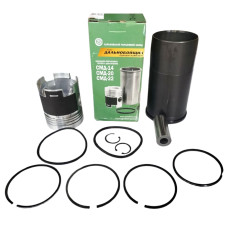 Поршнекомплект СМД-20(М)(гільза+поршень+кільця+палець+ртв)4канав"Дальнобой"(вир-во"Запчасть-Дизель")