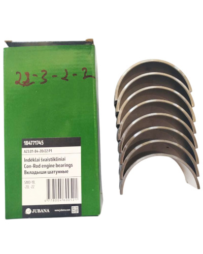 Вкладиші СМД-19-22 (шатунні) Н2(Jubana)