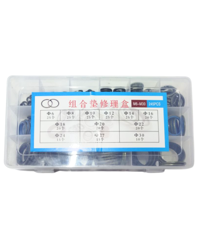 Набір кілець (метало-гумових) 150 шт YATO