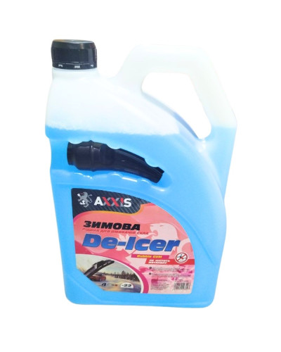 Омивач скла зимовий -22 Black ice (каністра з лійкою) 4л (AXXIS)