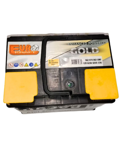 Акумулятор EUROCRAFT GOLD MONBAT 62Ah(-/+) EN620(ЄВРО)