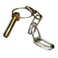 Чека навіски з ланцюжком 0,5 мм(аналог)