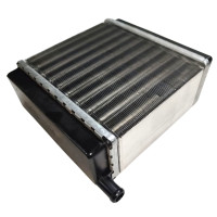 Радіатор обігрівача (патрубки в різні сторони)(вир-во Україна, ПРОМТРАНСЕНЕРГО) (41.035-1013010)