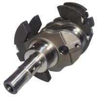 Вал колінчатий Д-21без вкладишів( діаметр отворів 12мм)(вир-во Китай)