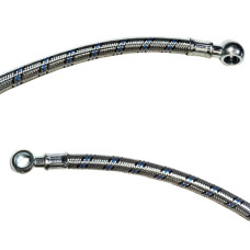 Трубка паливна зі штуцером  450 мм в металевому оплетенні о