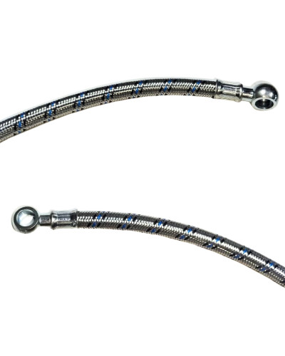 Трубка паливна зі штуцером  450 мм в металевому оплетенні о