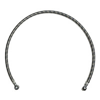 Трубка (1 м) зі штуцерами в металевому оплетенні