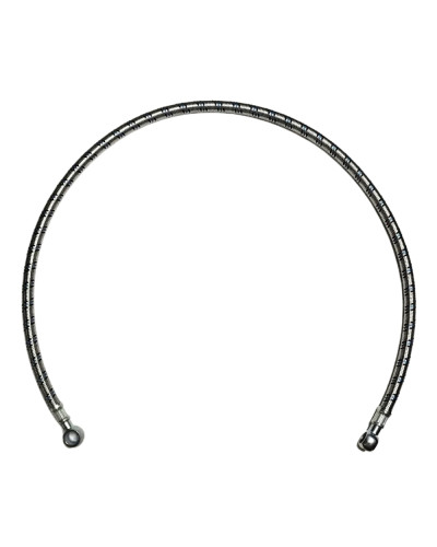 Трубка (1 м) со штуцерами в металлическом оплетении