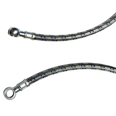 Трубка (1 м) зі штуцерами в металевому оплетенні