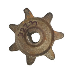 Зірочка Z7 одностороння шнека D=20, Н023.202