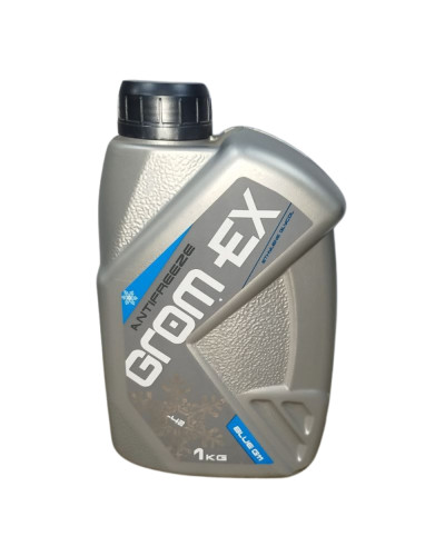 Антифриз -42 С(синій) 1,0 кг Grom-ex