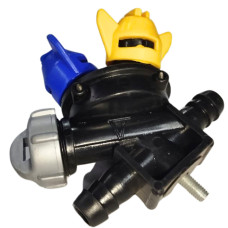 Форсунка 3-х позиційна прохідна з розпилювачем для внесення КАС