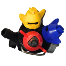 Форсунка 3-х позиційна прохідна з розпилювачем для внесення КАС