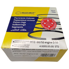 Кільца поршневі (моторокомплект)(5канавок) MAR-MOT(вир-во Польща)