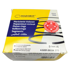 Кільця поршневі 4канавки Польща  MAR-MOT (к-кт)