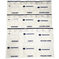 Кільця поршневі 4канавки Польща  MAR-MOT (к-кт)