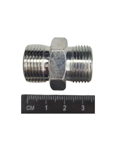 Штуцер з"єдн. S24-S24 (М20х1,5-М20х1,5)