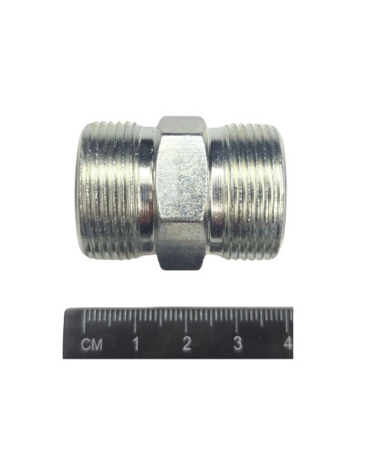 Штуцер з"єдн. S32-S32 (М27х1,5-М27х1,5)