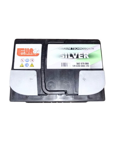 Акумулятор EUROCRAFT SILVER MONBAT 62Ah(-/+) EN600(ЄВРО)