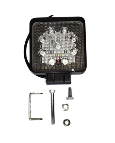 Фара робоча квадратна світлодіодна(вузький промінь) 27W AGH