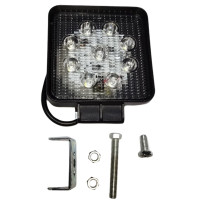 Фара робоча квадратна світлодіодна(широкий промінь) 27W AGH