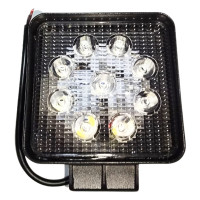 Фара робоча квадратна світлодіодна(широкий промінь) 27W AGH