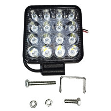 Фара робоча квадратна світлодіодна(широкий промінь)48W AGH