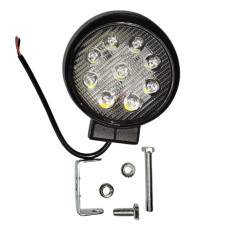 Фара робоча кругла світлодіодна(широкий промінь) 27W AGH