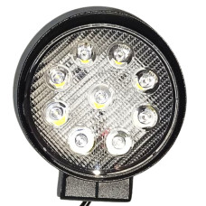 Фара робоча кругла світлодіодна(широкий промінь) 27W AGH