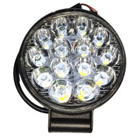 Фара робоча кругла світлодіодна(широкий промінь) 42W AGH