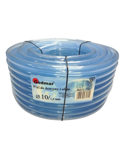 Шланг бензиновий прозорий 10мм (бухта 25м) (2,0мм 6 бар) Godmar 2 310