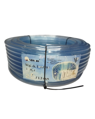 Шланг бензиновый прозрачный 6мм (бухта 25м) (1,3мм) Godmar