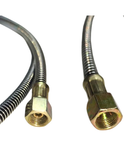 Трубка манометра масла металлическая оплетка 2м.