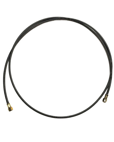 Трубка манометра масла металлическая оплетка 2м.