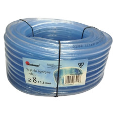 Шланг бензиновий прозорий 8мм (бухта 25м) (1,5мм 6)  Godmar