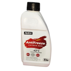 Антифриз AVEX Catran Red MEG -42 °G12+ 1кг(червоний)(моноетиленгликоль Іспанія)