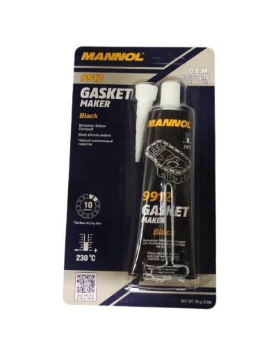 Герметик силіконовий чорний 85г Mannol