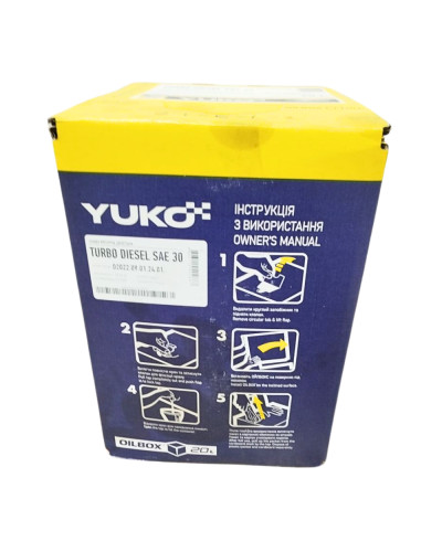 Масло моторное YUKO Disel SAE 30 20л ( превышает свойства М10дм) Ойлбокс
