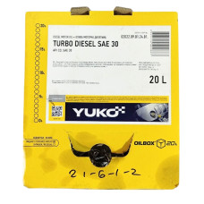 Масло моторне YUKO Disel SAE 30 20л ( перевищує властивості М10дм) Ойлбокс