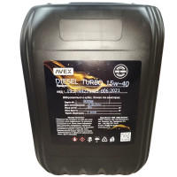 Олива турбо дизель 15W40  AVEX DIESEL TURBO API CD/SF 20л